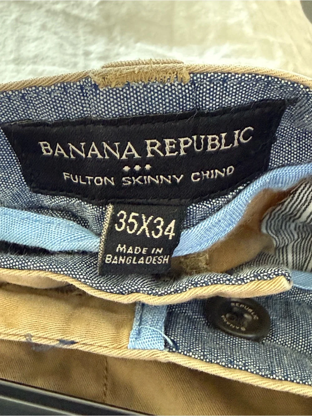 Banana Republic Men's Khaki Pants - Skinny Fit